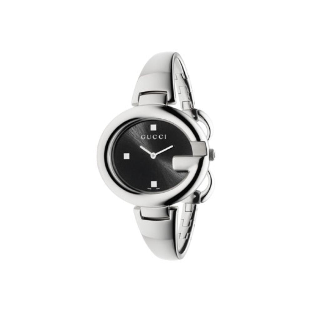 ZNO STOCK Montre à quartz Guccissima Large en acier - Black