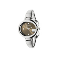 ZNO STOCK Montre à quartz Guccissima en acier - Brown