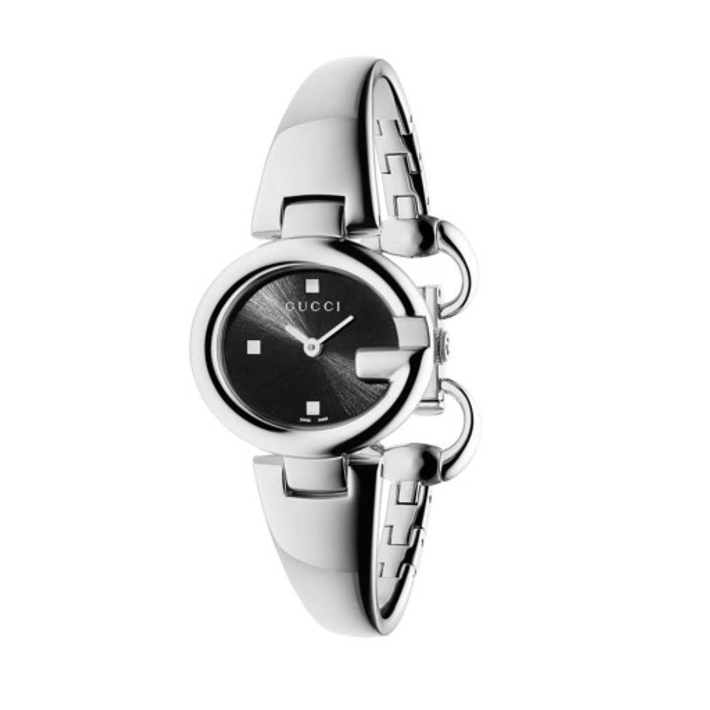 ZNO STOCK Montre à quartz Guccissima Small en acier - Black
