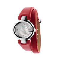 ZNO STOCK Montre à quartz Guccissima en acier & Nacre - Red