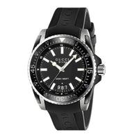 Montre à quartz Gucci Dive caoutchouc & acier - Full Black