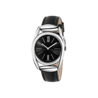 ZNO STOCK Montre à quartz Horsebit en acier - Black