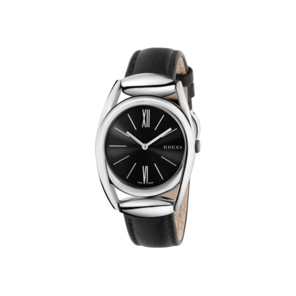 ZNO STOCK Montre à quartz Horsebit en acier - Black