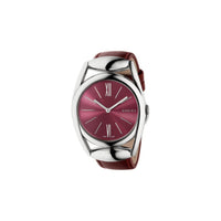ZNO STOCK Montre à quartz Horsebit Medium en acier - Red