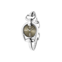 ZNO STOCK Montre à quartz Horsebit en acier - Brown