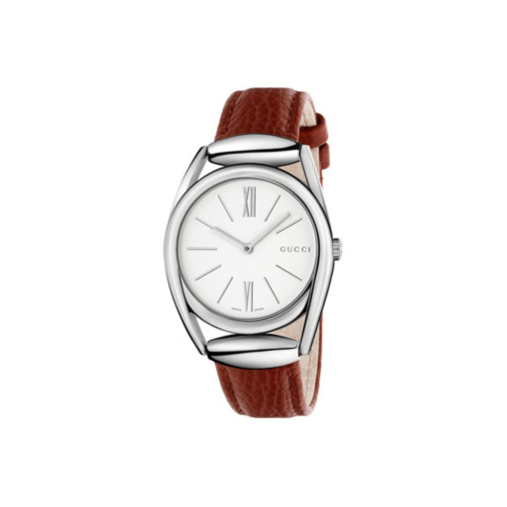 ZNO STOCK Montre à quartz Horsebit Restyled en acier - White & Red