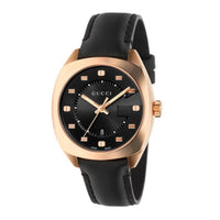 Montre à quartz 2570 Medium en or rose plaqué 18K - Black