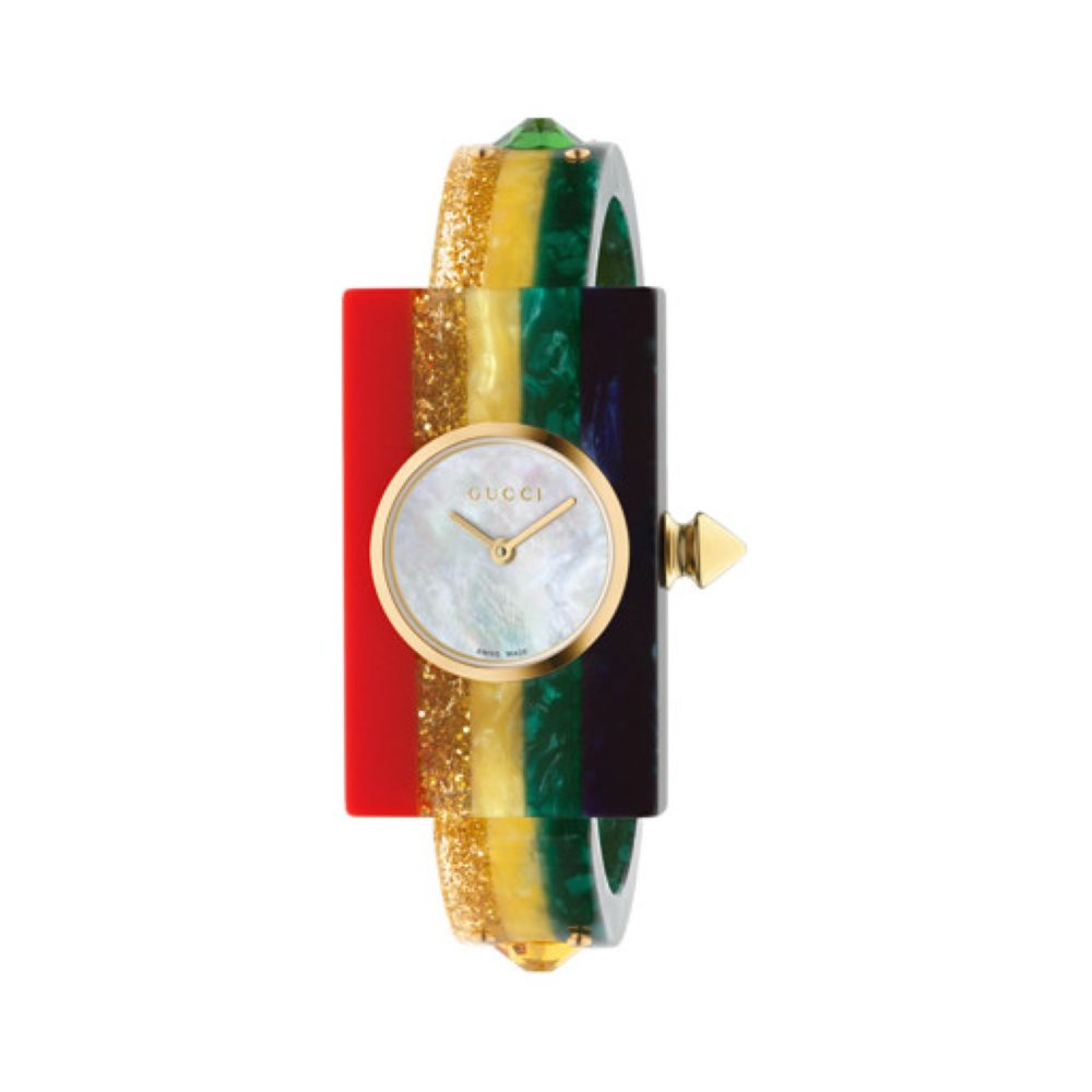 ZNO STOCK Montre à quartz Vintage Web & Nacre - White