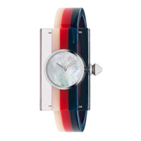 Montre à quartz Vintage Web & Nacre - Cream