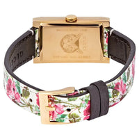 Montre à quartz New G-Frame Flower en plaqué or & Nacre - Pink multicolor