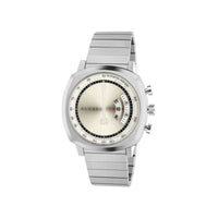 ZNO STOCK Montre à quartz Grip 40 mm en acier - Silver