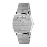 Montre à quartz Grip 38 mm en acier - White