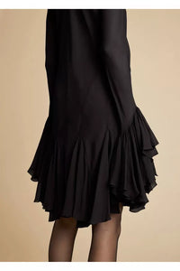 Robe Winston en soie - Black