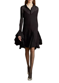 Robe Winston en soie - Black