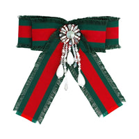 Broche Fashion Show - Green & Red