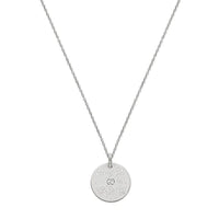 Collier Icon à médaille en or blanc 18K - White