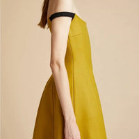 Robe Uma en laine - Mustard