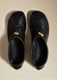 Chaussures plates Meadow en cuir - Black