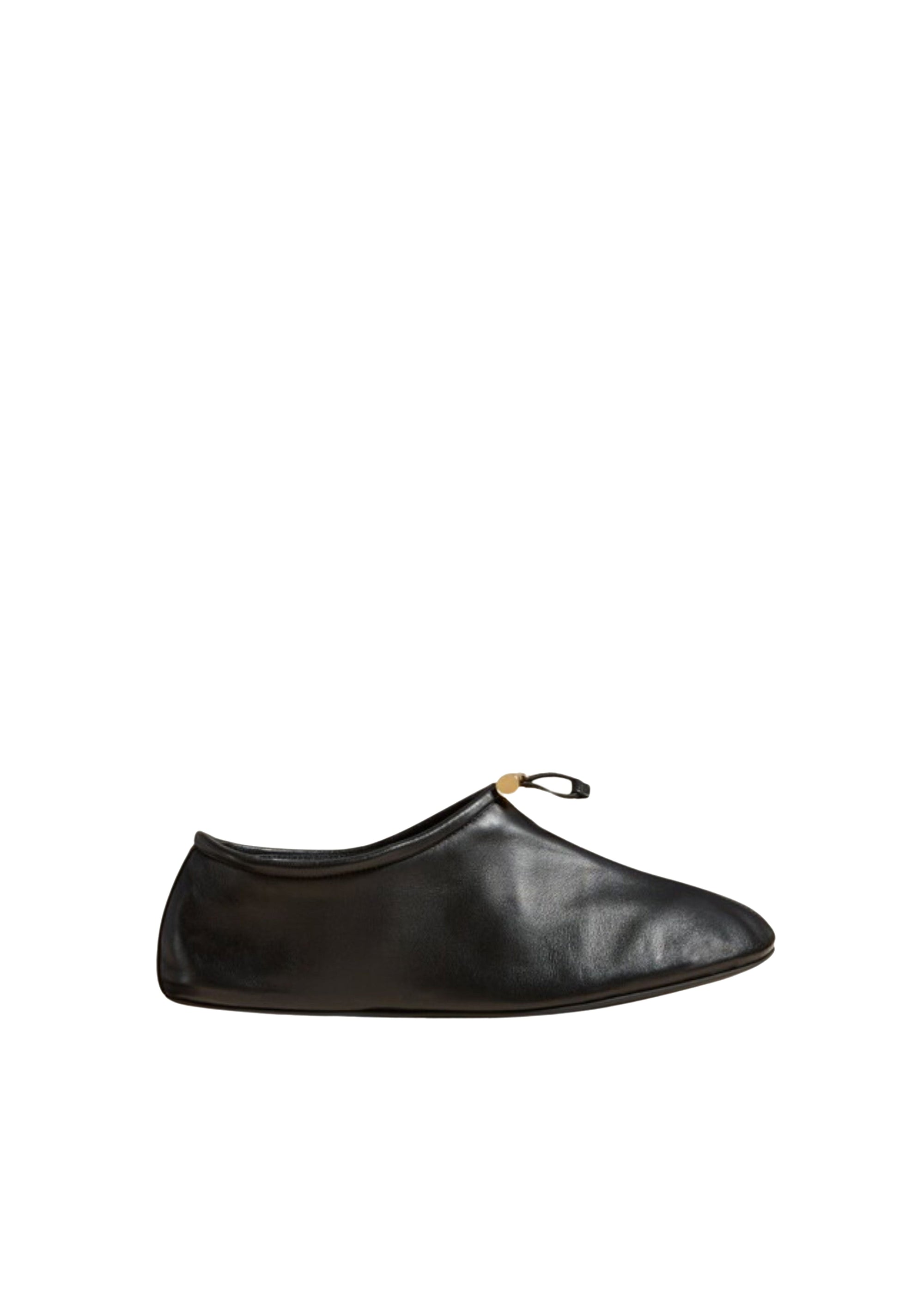 Chaussures plates Meadow en cuir - Black