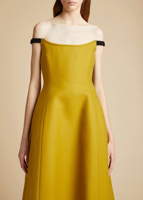 Robe Uma en laine - Mustard