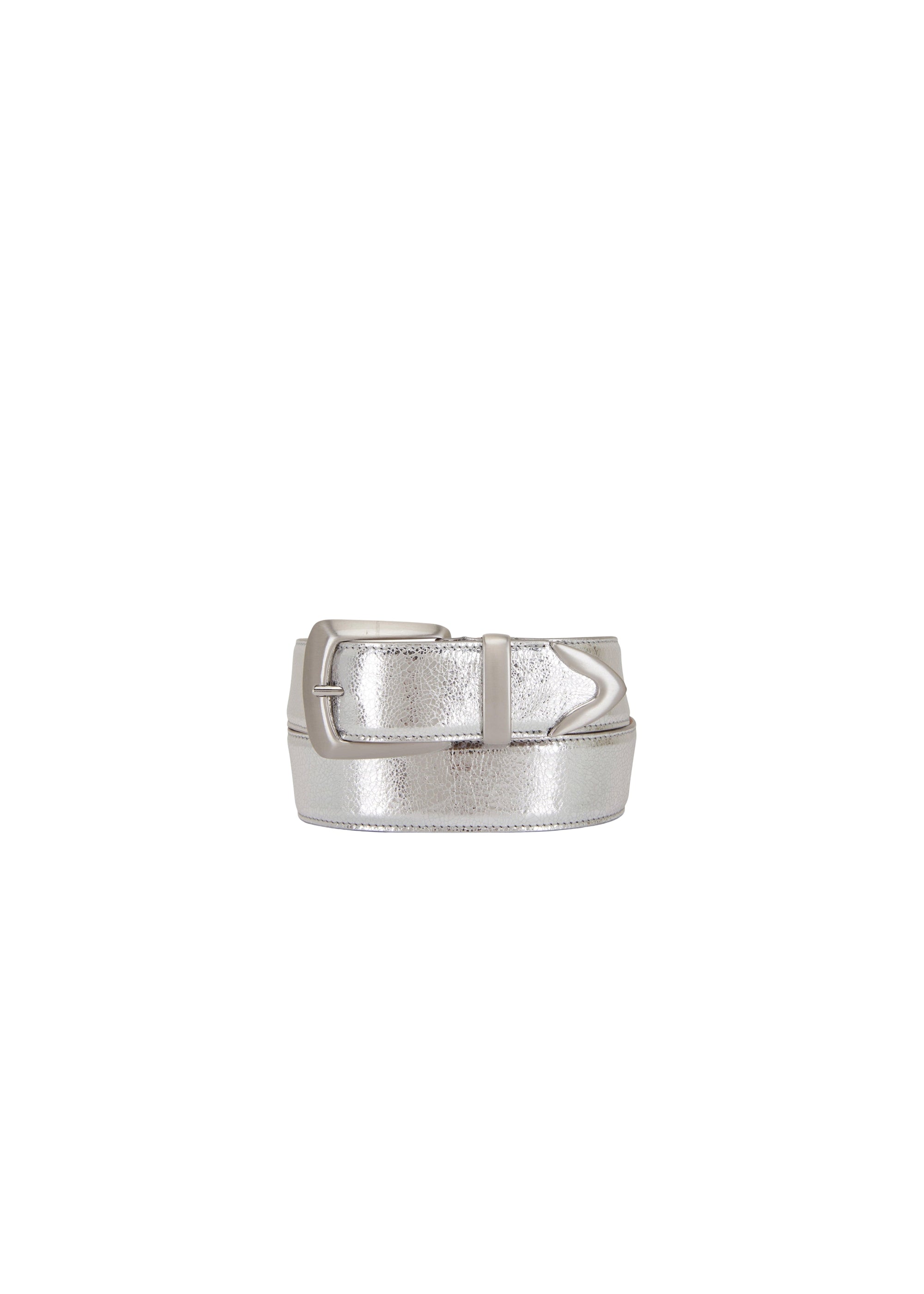 Ceinture Bruno en cuir - Silver