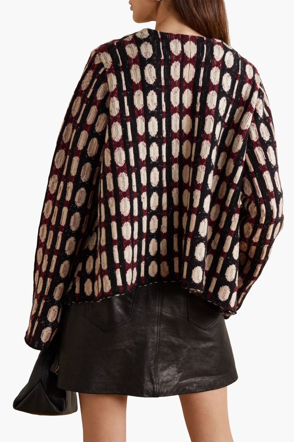 Pull Willow en cachemire - Burgundy Multi
