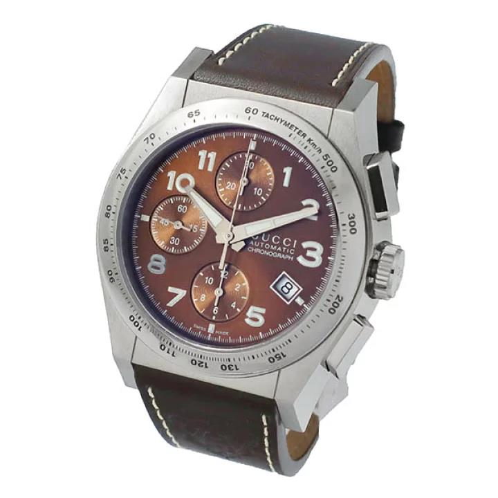 ZNO STOCK Montre automatique Pantheon Chrono en acier - Brown
