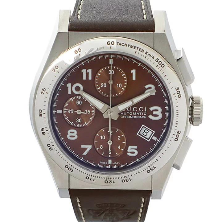ZNO STOCK Montre automatique Pantheon Chrono en acier - Brown