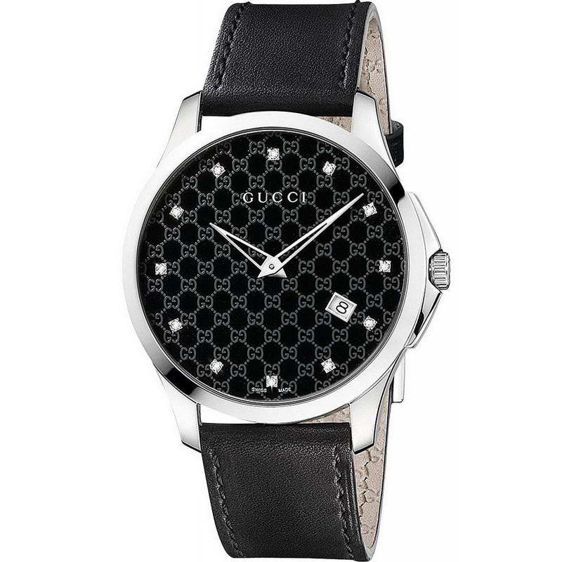 ZNO STOCK Montre à quartz G-Timeless Large en acier - Black lacquered