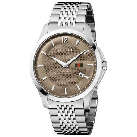 ZNO STOCK Montre à quartz G-Timeless Large en acier - Brown