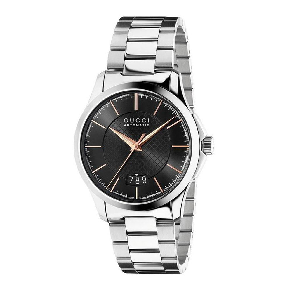Montre automatique G-Timeless Medium en acier - Black