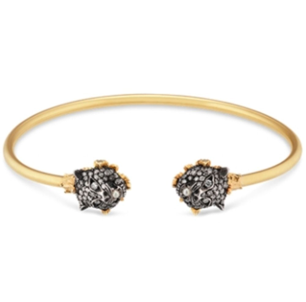 ZNO STOCK Bracelet Le Marche Des Merveilles en or jaune 18K & Nacre & Diamants - White