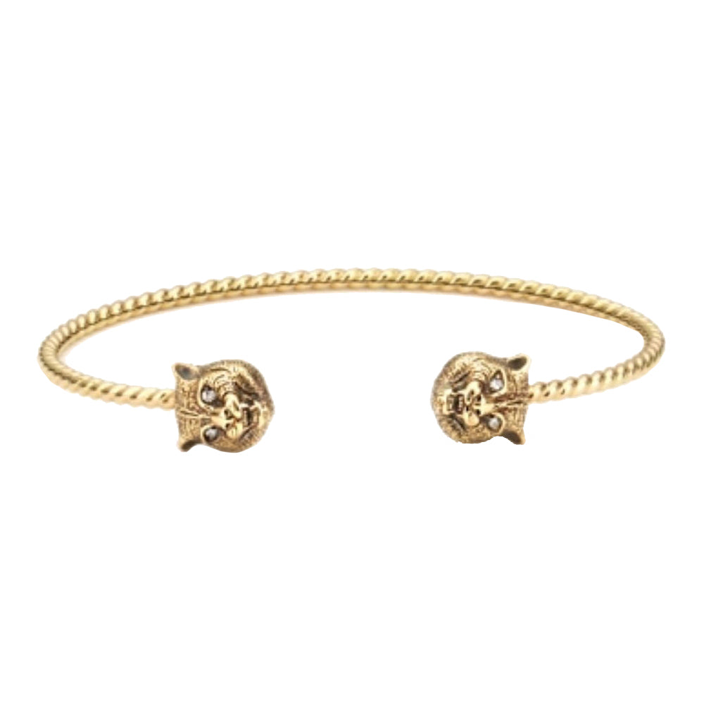 Jonc Le Marche Des Merveilles en or jaune 18K & Diamants - Yellow