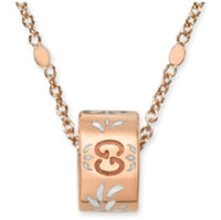 ZNO STOCK Collier Icon en or rose 18K - White