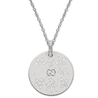 Collier Icon à médaille en or blanc 18K - White