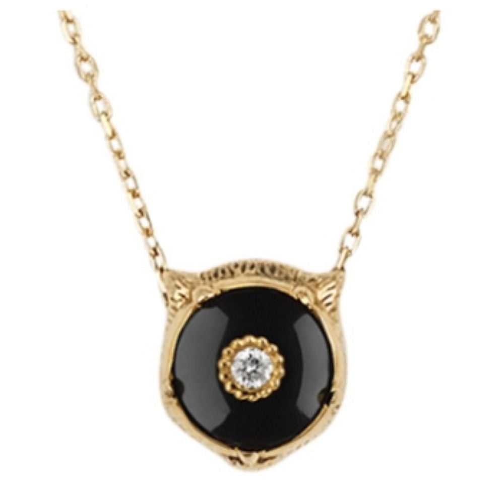 Collier Le Marche Des Merveilles en or jaune 18K & Diamants et Onyx - Black