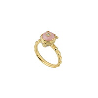 Bague Le Marche Des Merveilles en or jaune 18K & Opale et Diamants - Multicolore