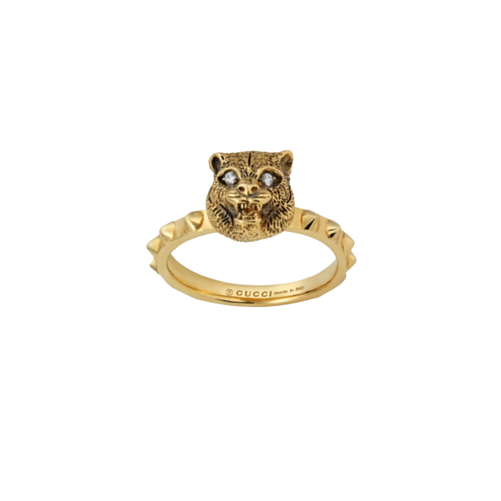 Bague Le Marche Des Merveilles en or jaune 18K et Diamants - Yellow
