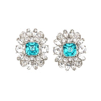 Boucles d'oreilles Fashion Show & Cristal - Blue