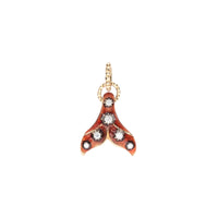 Pendentif Charms en or jaune 18K & Diamants - Red