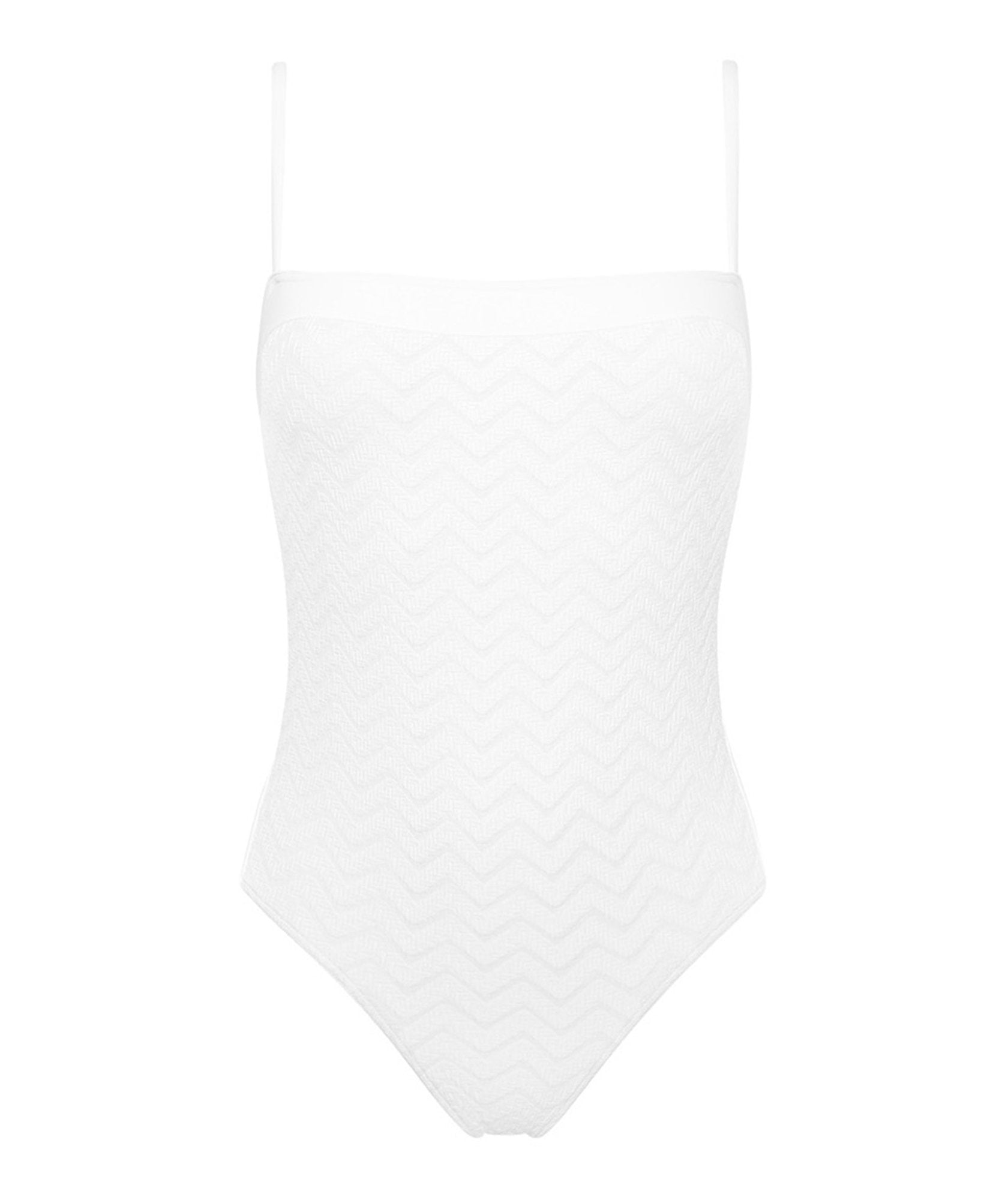 Maillot une pièce Mocassin - Blanc