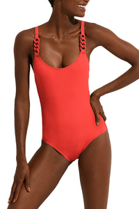 Maillot une pièce nageur Chainette - Peps