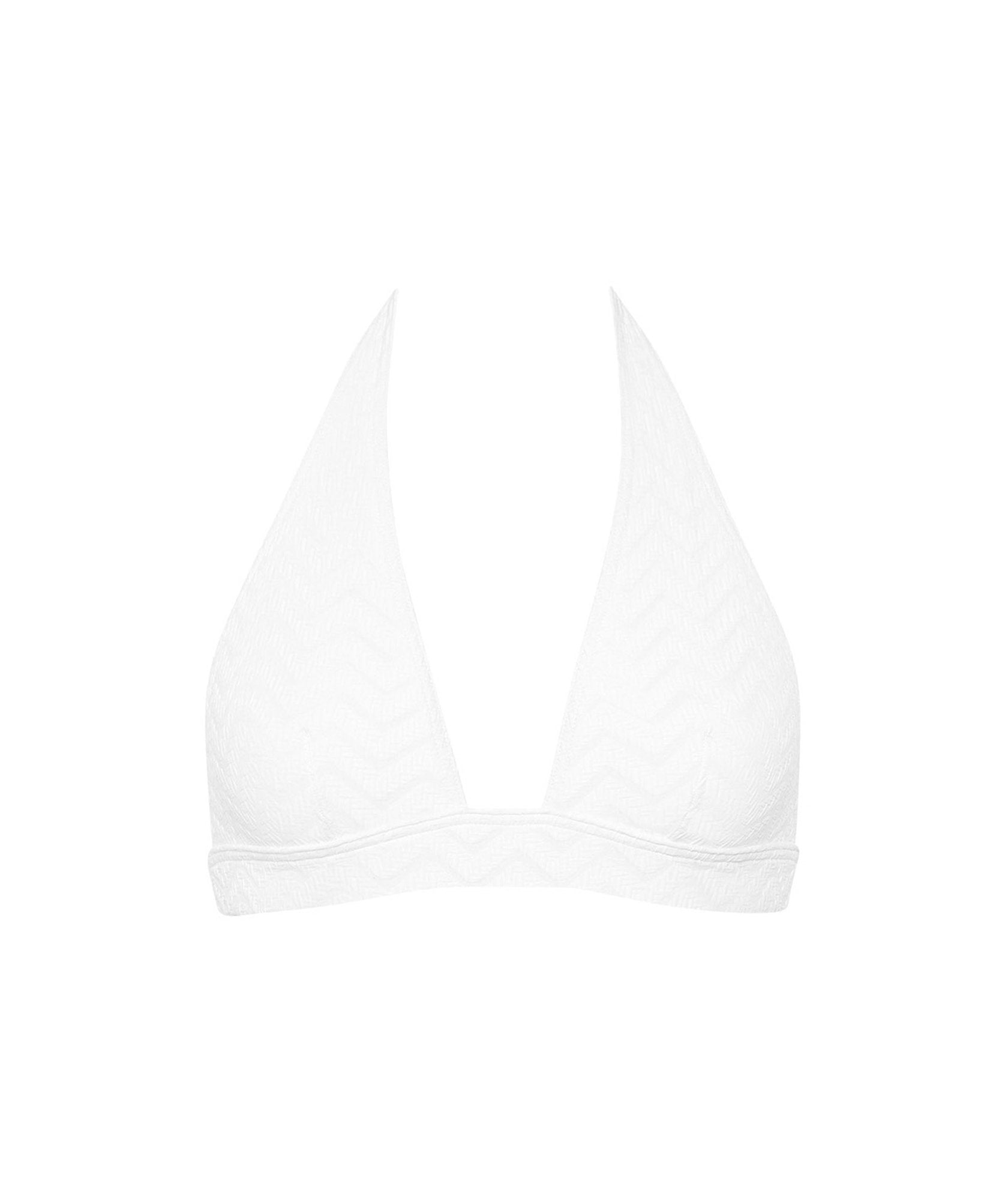 Haut de maillot triangle Tailleur - Blanc