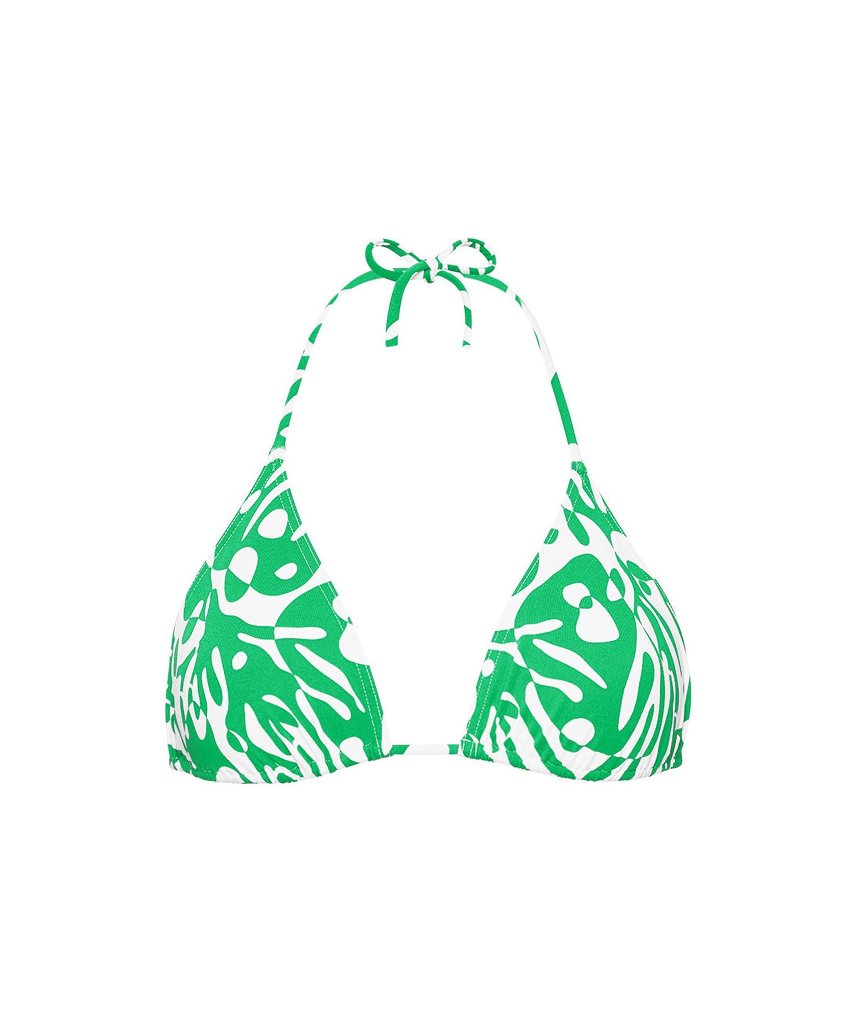 Haut de maillot triangle Starfish - Coralsand Green