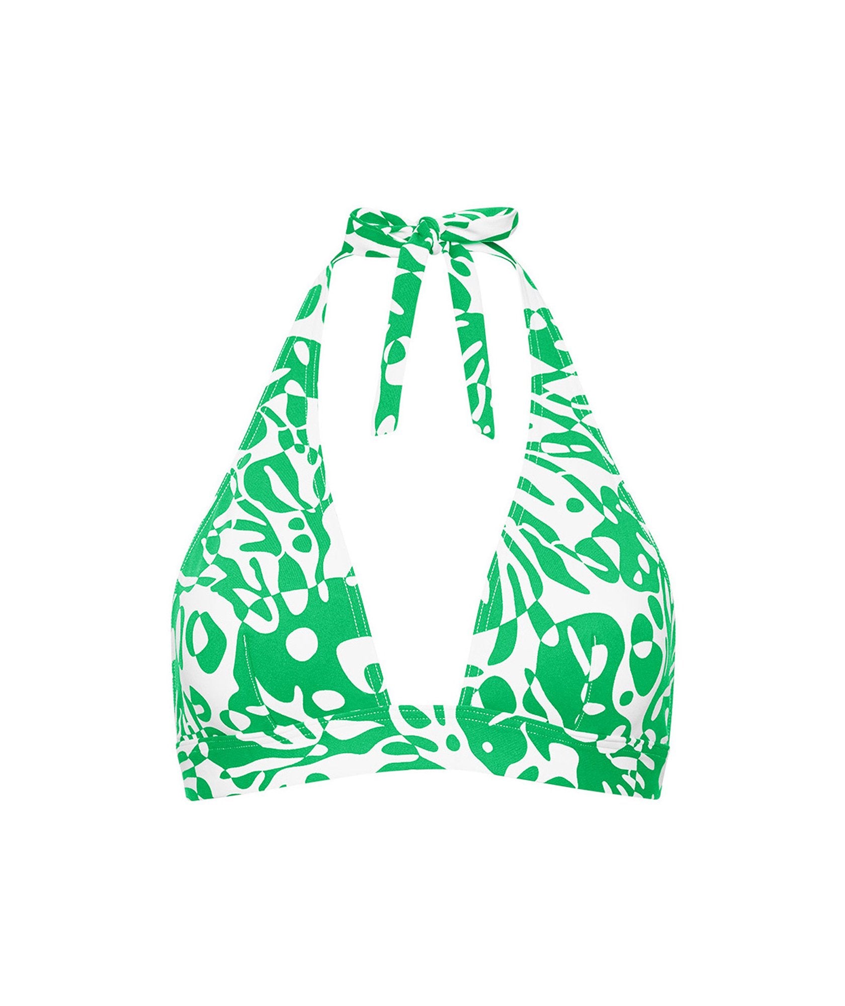Haut de maillot triangle Lobster - Coralsand Green