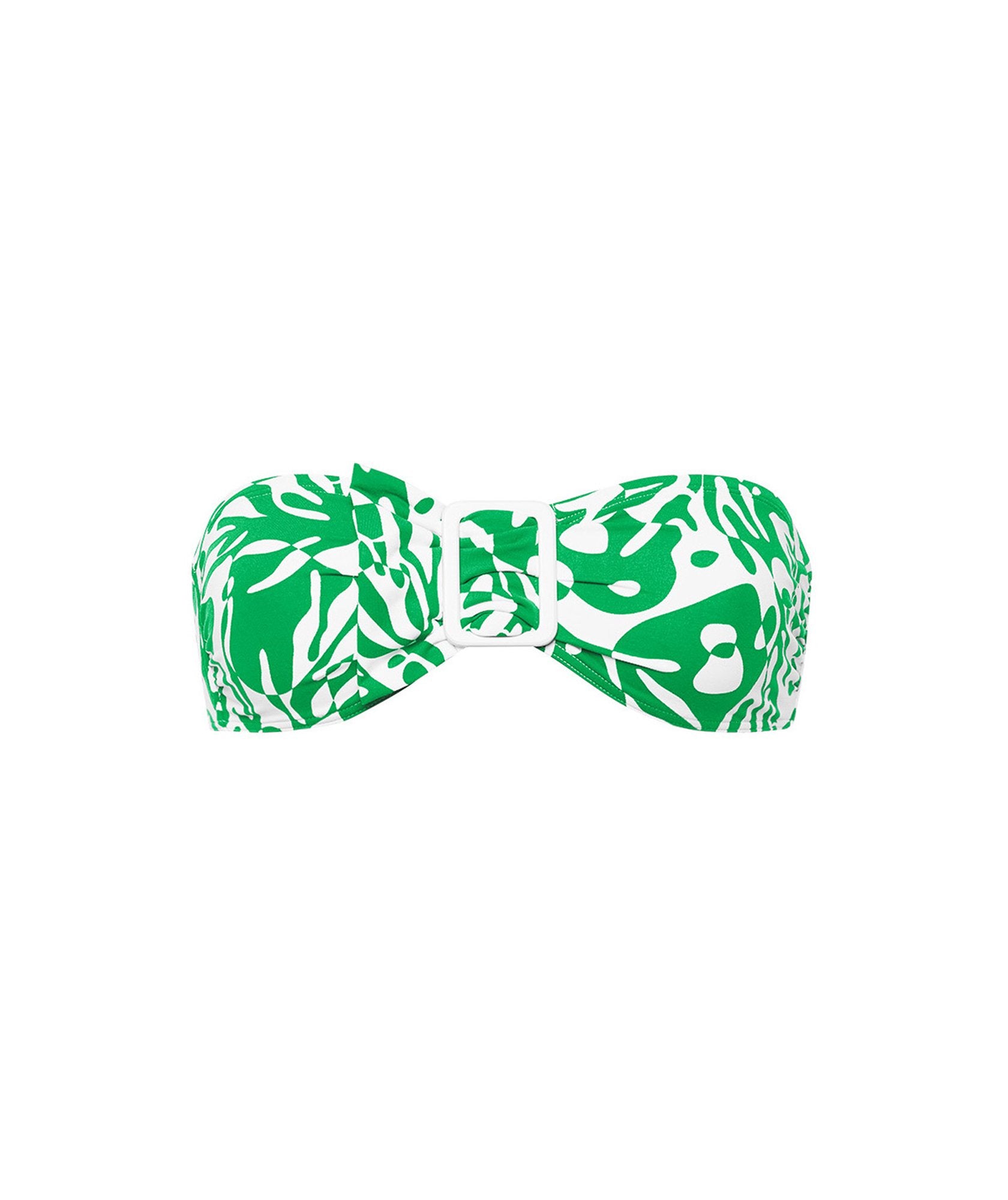 Haut de maillot bandeau Octopus - Coralsand Green