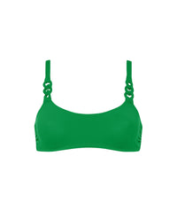 Haut de maillot brassière Breloque - Green