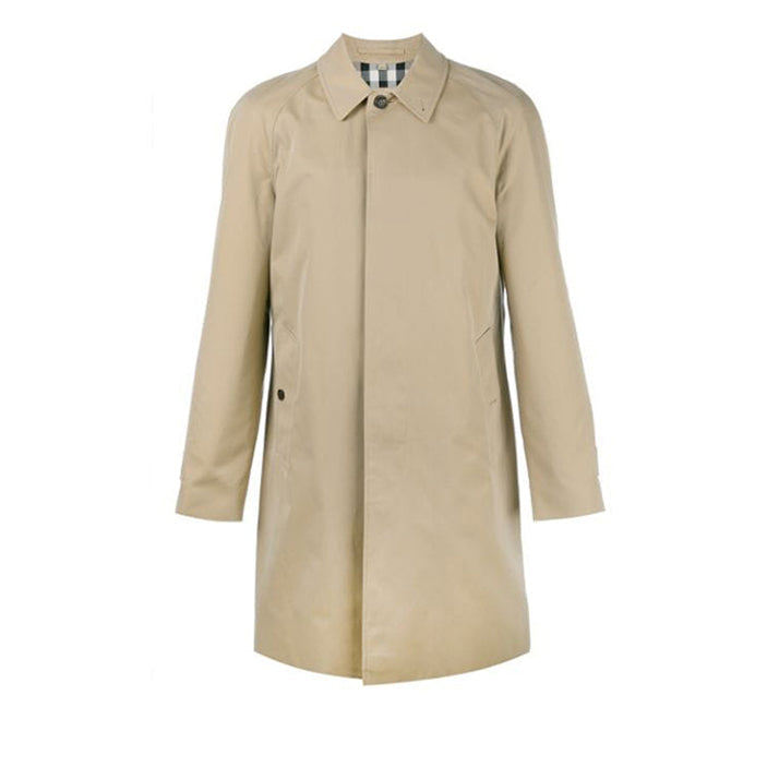 Paletot long en gabardine de coton - Honey