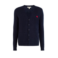 Cardigan à col V en cachemire - Navy