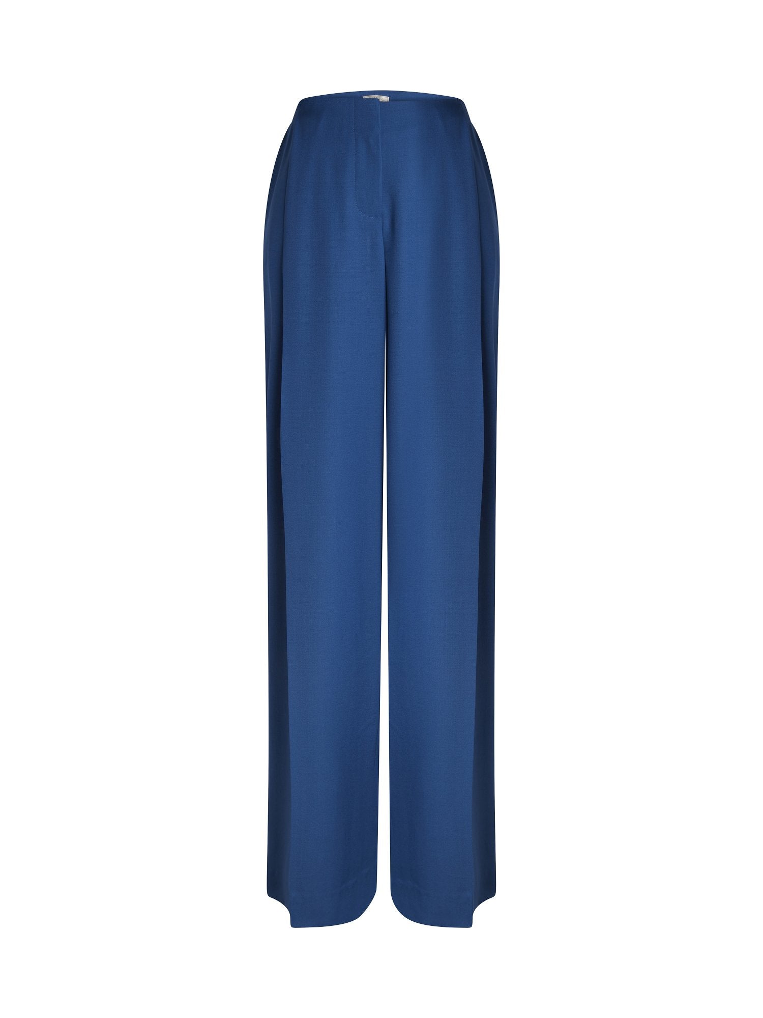 Pantalon en gabardine de laine - Bleu Petrole
